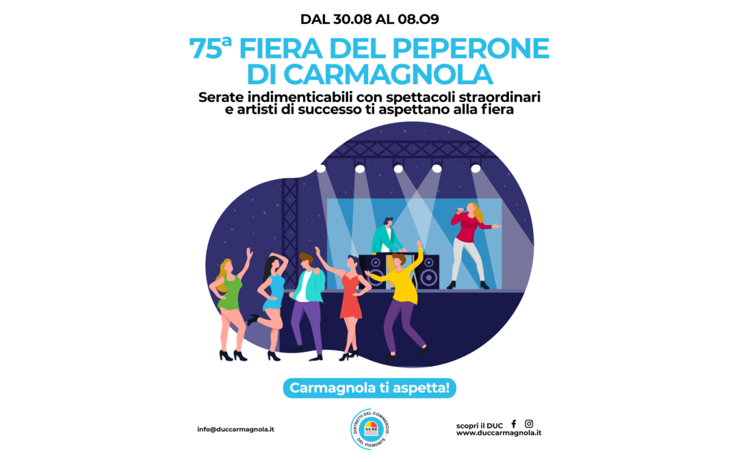 75ª FIERA DEL PEPERONE DI CARMAGNOLA