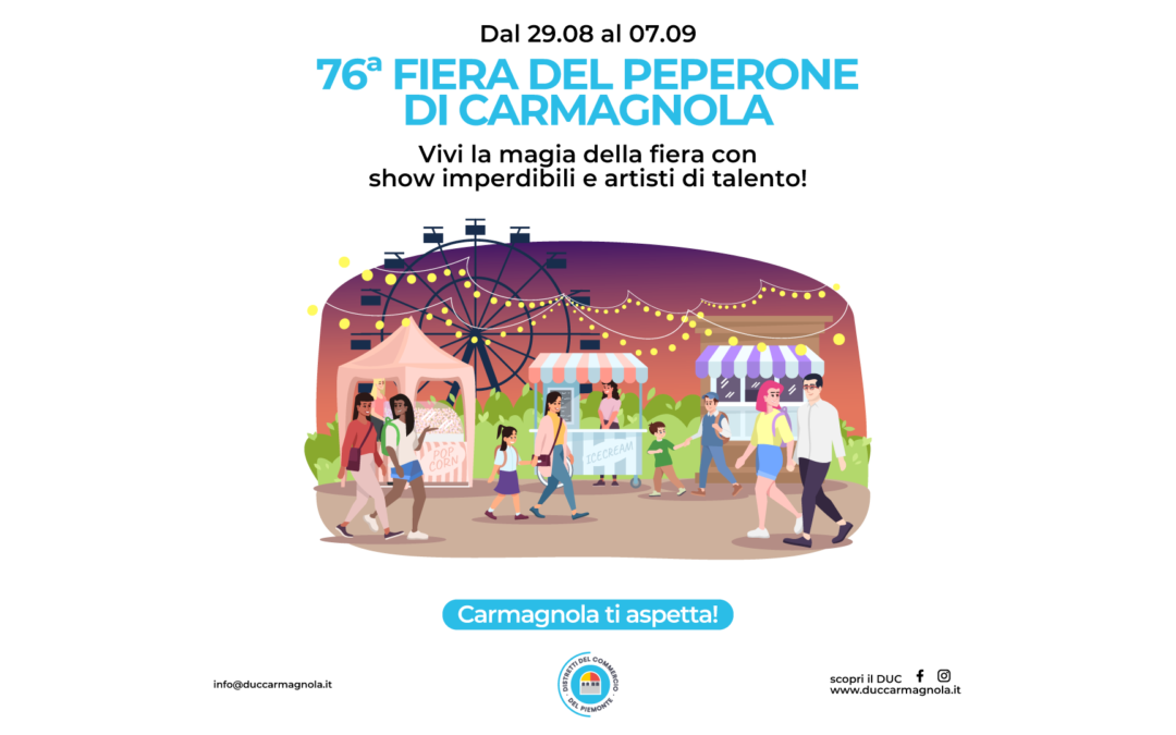 76ª Fiera Nazionale del Peperone di Carmagnola